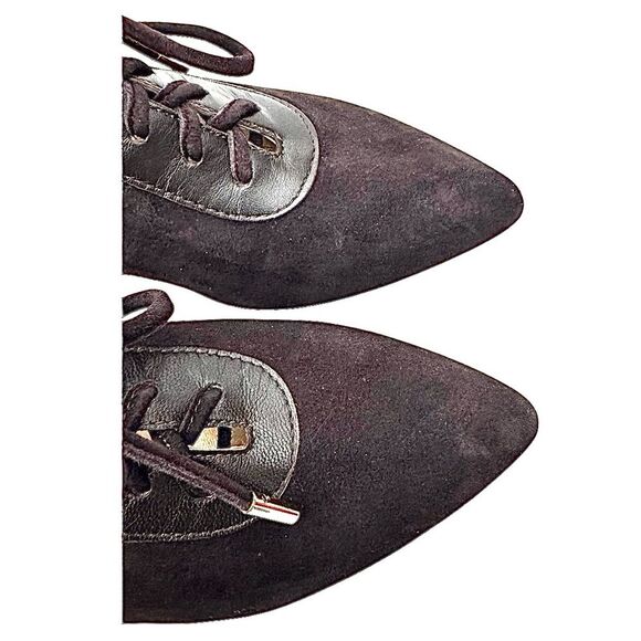 J. RENEE Ellam Brown Suede- Leather Women’s Granny Loafer Size 9 Medium New - Picture 5 of 8